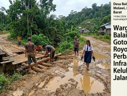 Jalan Rusak dan Jembatan Swadaya di Balai Agas: Warga Tagih Janji Pemerintah