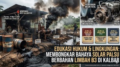 Edukasi Hukum & Lingkungan: Membongkar Bahaya Solar Palsu Berbahan Limbah B3 di Kalbar
