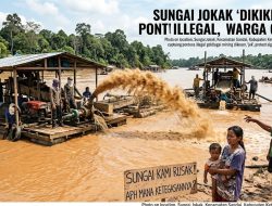 Sungai Jokak “Dikepung” Tambang Emas Ilegal: Warga Tantang Polisi Tangkap Aktor Intelektual