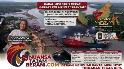 Lolos Dekat Markas Polairud, Kapal Misterius Diduga Muat 17 Ton Solar Disorot Publik