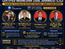 Pelatihan dan Sertifikasi Jurnalis Hukum C.ILJ Bekal Penting Hindari dan Hadapi Risiko Hukum