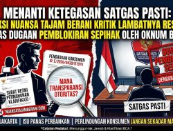 Menanti Ketegasan Satgas PASTI: Redaksi Nuansa Tajam Berani Kritik Lambatnya Respons Atas Dugaan Pemblokiran Sepihak oleh Oknum BCA
