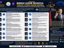 SIARAN PERS  Mimbar Hukum Indonesia Perkuat Literasi Hukum Nasional melalui Rangkaian Webinar dan Pelatihan Sepanjang Juni 2026