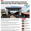 Status Tanah Pasar Bukit Kemuning Jadi Sorotan, BPKAD Sebut Tidak Terdaftar sebagai Aset Daerah