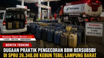 Dugaan Penyaluran BBM Bersubsidi Menggunakan Jeriken di SPBU Kebun Tebu Menunggu Klarifikasi Resmi
