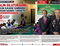 Jalin Silaturahmi, Polda Kalbar Sambangi Yayasan Sahabat Tunanetra di Momen HUT Bhayangkara ke-80