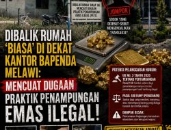 Dibalik Rumah ‘Biasa’ di Dekat Kantor Bapenda Melawi: Mencuat Dugaan Praktik Penampungan Emas Ilegal