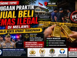 Dugaan Praktik Jual Beli Emas Ilegal di Melawi: Publik Minta Aparat Transparan 