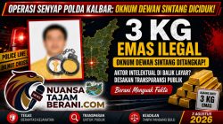 Operasi Senyap Polda Kalbar: Oknum Anggota DPRD Sintang Diciduk Terkait Dugaan Kepemilikan 3 Kg Emas Ilegal