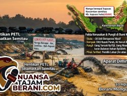 Eboni Kerusakan di Bumi Kapuas: PETI Menggila di Semitau, Aparat Penegak Hukum Dituntut Bertindak Tegas