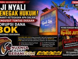 Uji Nyali Penegak Hukum: Menanti Ketegasan APH dalam Mengusut Tuntas Dugaan Korupsi Dana BOK Puskesmas Sukadana