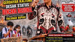 Krisis Kabut Asap 2026: Sekretaris Umum Gerdayak Kalteng Desak Status Bencana Nasional