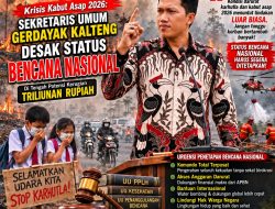 Krisis Kabut Asap 2026: Sekretaris Umum Gerdayak Kalteng Desak Status Bencana Nasional