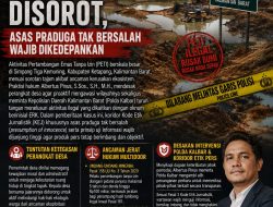 EKOLOGI KETAPANG DIUJI: PETI SIMPANG TIGA KEMUNING DISOROT, ASAS PRADUGA TAK BERSALAH WAJIB DIKEDEPANKAN