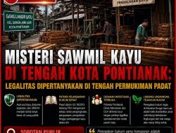 Misteri Sawmil Kayu di Tengah Kota Pontianak: Legalitas Dipertanyakan di Tengah Permukiman Padat