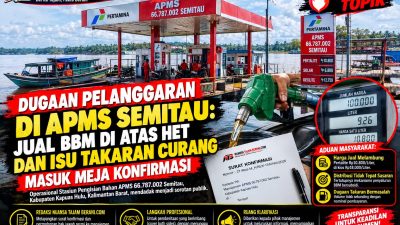 Dugaan Pelanggaran di APMS Semitau: Jual BBM di Atas HET dan Isu Takaran Curang