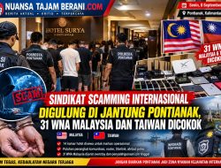 Sindikat Scamming Internasional Digulung di Jantung Pontianak, 31 WNA Malaysia dan Taiwan Dicokok