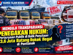 Menguji Transparansi Penegakan Hukum: Pertanyaan Publik di Balik Penyitaan 23,6 Juta Batang Rokok Ilegal