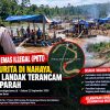 Dugaan Dibeking Oknum Tertentu Tambang Emas Illegal (PETI) Menggurita di Dusun Nahaya,Sungai Kab, Landak Terancam Rusak Parah