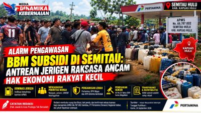 Alarm Pengawasan BBM Subsidi di Semitau: Antrean Jerigen Raksasa Ancam Hak Ekonomi Rakyat Kecil