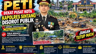 Aktivitas Diduga PETI Dekat Pusat Kota Kapolres Sintang Disorot Publik