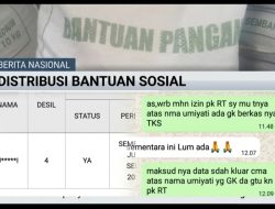 Data Penerima Bansos di Kelurahan Bukit Kemuning Dipertanyakan, Warga Umiyati “Undangan Barcode Hilang” dari Daftar RT